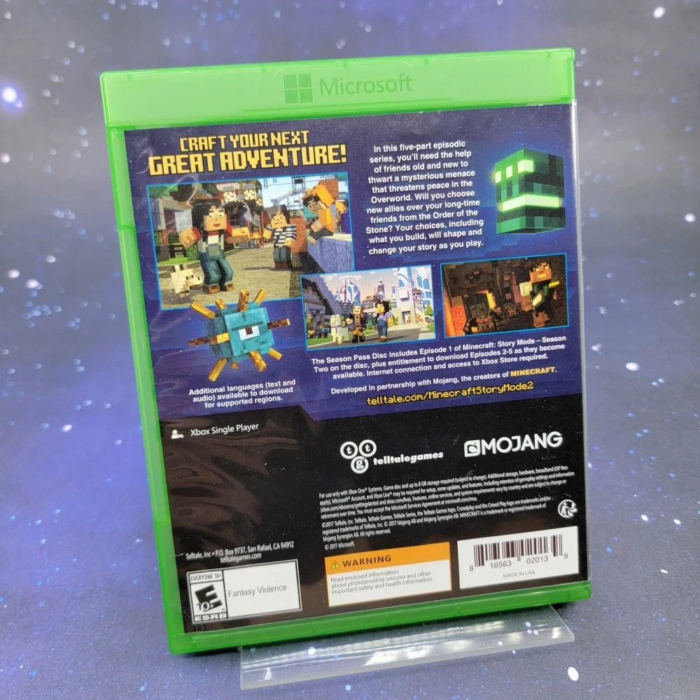 Minecraft Story Mode Season Two Xbox One Telltale Series Season Pass Disc E10+